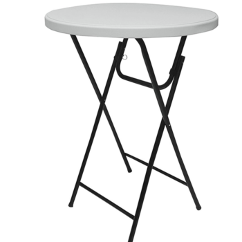 Table haute mange debout pliant